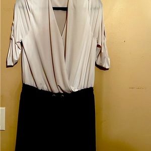 Calvin Klein Women’s Romper Black & White Size 8